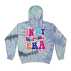[[color:Lagoon]] In My Cheerleader Era Tie Dye Hoodie Lagoon