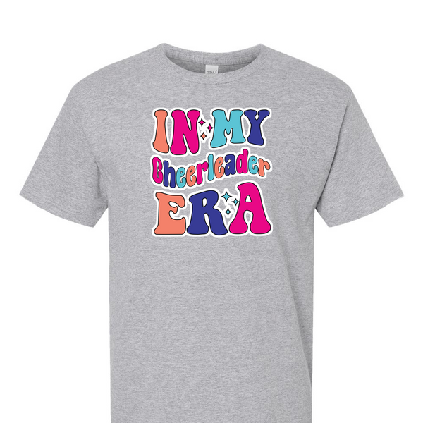 [[color:Sport Grey]] In My Cheerleader Era Short Sleeve T-shirt Sport Grey