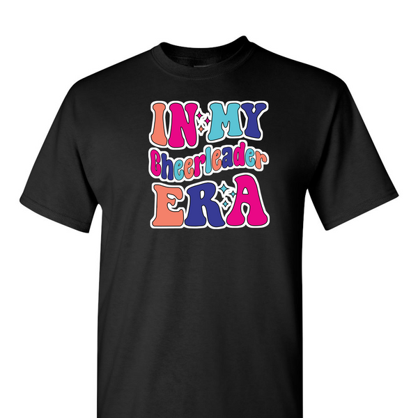 [[color:Black]] In My Cheerleader Era Short Sleeve T-shirt Black