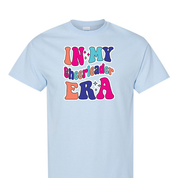 [[color:Light Blue]] In My Cheerleader Era Short Sleeve T-shirt Light Blue