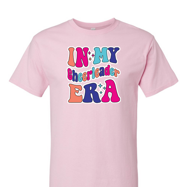 [[color:Light Pink]] In My Cheerleader Era Short Sleeve T-shirt Light Pink