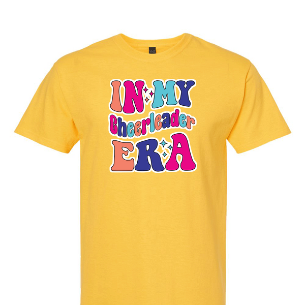[[color:Daisy]] In My Cheerleader Era Short Sleeve T-shirt Daisy