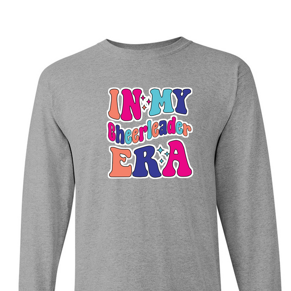 [[color:Sport Grey]] In My Cheerleader Era Long Sleeve T-shirt Sport Grey