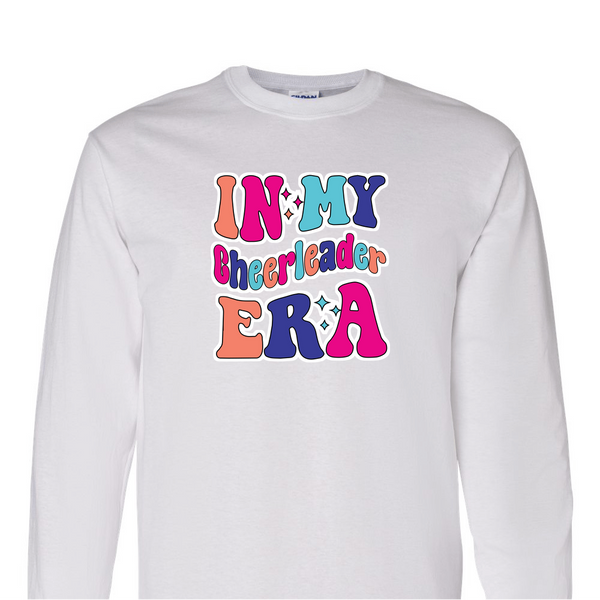 [[color:White]] In My Cheerleader Era Long Sleeve T-shirt White