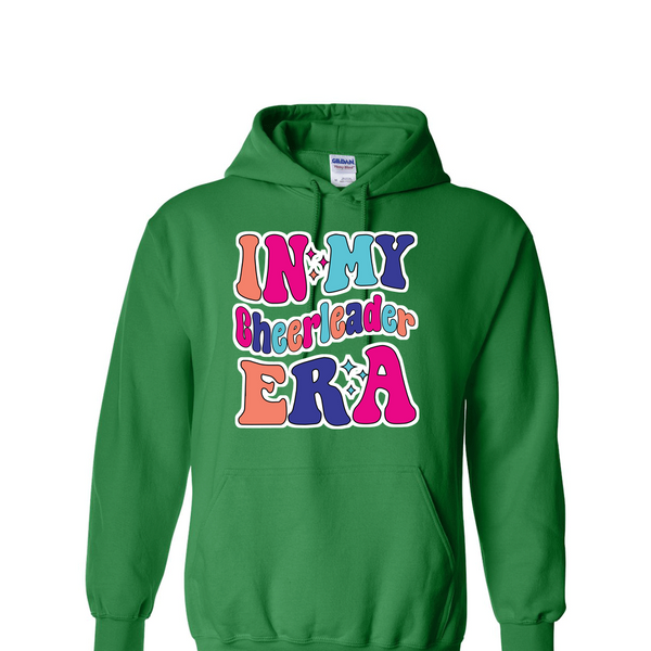 [[color:Irish Green]] In My Cheerleader Era Hoodie Irish Green
