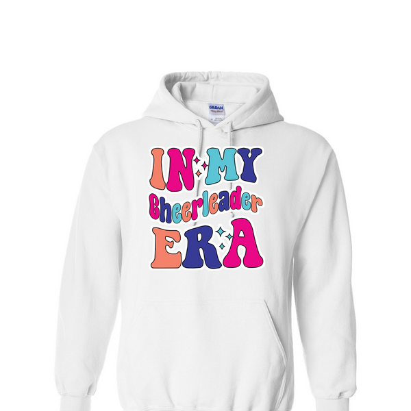 [[color:White]] In My Cheerleader Era Hoodie White