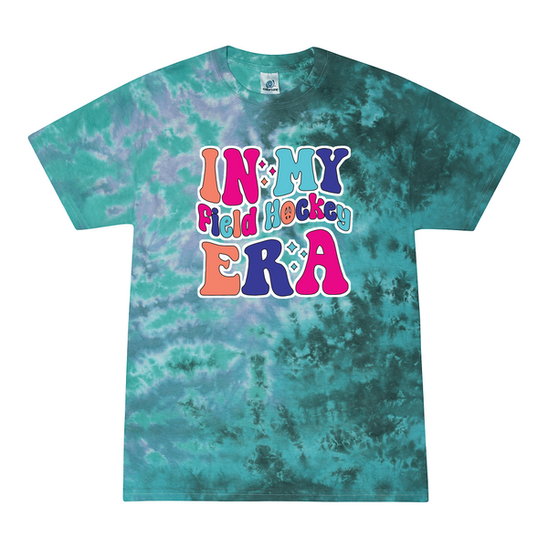 [[color:Zero G]] In My Field Hockey Era Tie Dye T-shirt Zero G