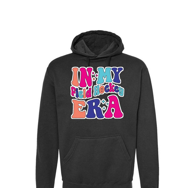 [[color:Black]] In My Field Hockey Era Hoodie Black