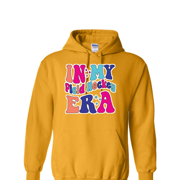 [[color:Gold]] In My Field Hockey Era Hoodie Gold