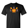 [[color:Black]] Lax Skull With Bow Girls Lacrosse Short Sleeve T-shirt Black