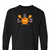 [[color:Black]] Lax Skull With Bow Girls Lacrosse Long Sleeve T-shirt Black