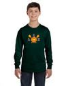 fashionable cotton crew neck clothing Long sleeve T-shirt tee shirt tie dye apparel