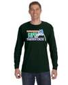 fashionable cotton crew neck clothing Long sleeve T-shirt tee shirt tie dye apparel