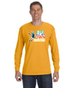 fashionable cotton crew neck clothing Long sleeve T-shirt tee shirt tie dye apparel