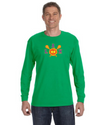 fashionable cotton crew neck clothing Long sleeve T-shirt tee shirt tie dye apparel