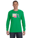 fashionable cotton crew neck clothing Long sleeve T-shirt tee shirt tie dye apparel