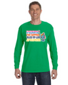 fashionable cotton crew neck clothing Long sleeve T-shirt tee shirt tie dye apparel