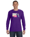 fashionable cotton crew neck clothing Long sleeve T-shirt tee shirt tie dye apparel