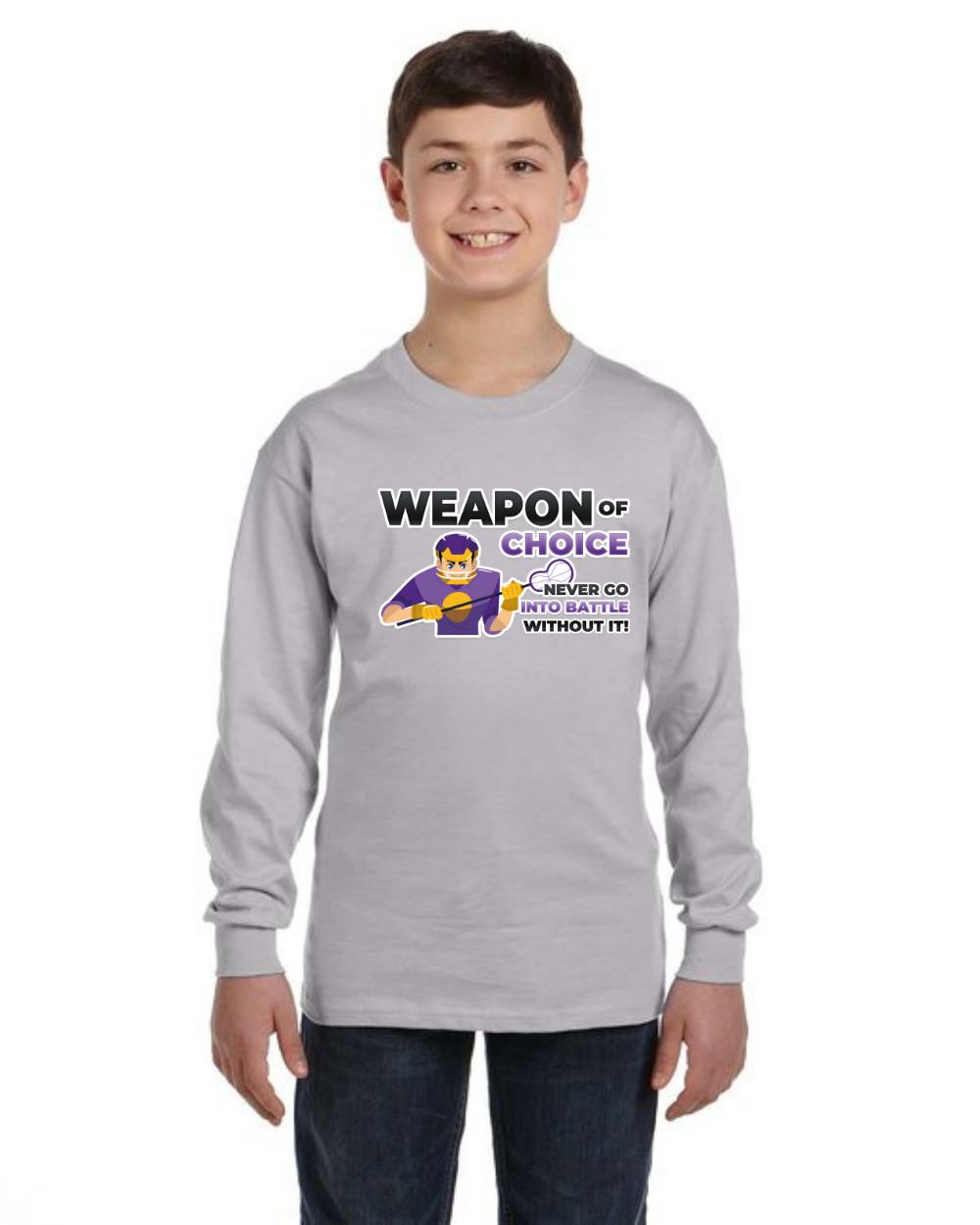 Weapon Of Choice Never Go Into Battle Without It (Boy) - Long Sleeve