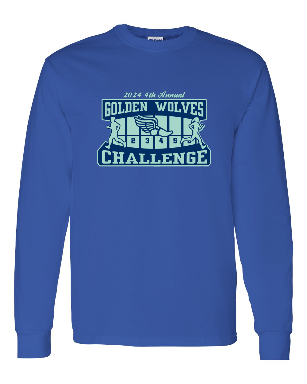 2024 4th Annual Golden Wolves Challenge Long Sleeve