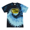 [[color:Blue Ocean]] May The Course Be With You Track and Field Tie Dye T-shirt Blue Ocean