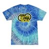 [[color:Blue Jerry]] May The Course Be With You Track and Field Tie Dye T-shirt Blue Jerry