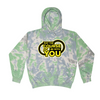 [[color:Slushy]] May The Course Be With You Track and Field Tie Dye Hoodie Slushy