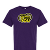 [[color:Purple]] May The Course Be With You Track and Field Short Sleeve T-shirt Purple