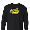 [[color:Black]] May The Course Be With You Track and Field Long Sleeve T-shirt Black