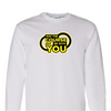 [[color:White]] May The Course Be With You Track and Field Long Sleeve T-shirt White
