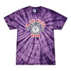 [[color:Spider Purple]] Only Enemy Is The Clock Swimming Tie Dye T-shirt Spider Purple