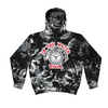[[color:Multi Black]] Only Enemy Is The Clock Swimming Tie Dye Hoodie Multi Black