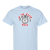 [[color:Light Blue]] Only Enemy Is The Clock Swimming Short Sleeve T-shirt Light Blue