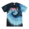 [[color:Blue Ocean]] Peace Love Field Hockey Tie Dye T-shirt Blue Ocean