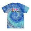 [[color:Blue Jerry]] Peace Love Field Hockey Tie Dye T-shirt Blue Jerry