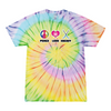 [[color:Lolli-pop]] Peace Love Field Hockey Tie Dye T-shirt Lolli-pop