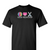 [[color:Black]] Peace Love Field Hockey Short Sleeve T-shirt Black