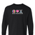 [[color:Black]] Peace Love Field Hockey Long Sleeve T-shirt Black