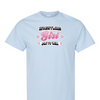 [[color:Light Blue]] Pin To Win Girls Wrestling Short Sleeve T-shirt Light Blue