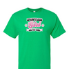 [[color:Irish Green]] Pin To Win Girls Wrestling Short Sleeve T-shirt Irish Green