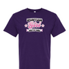 [[color:Purple]] Pin To Win Girls Wrestling Short Sleeve T-shirt Purple