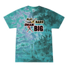 [[color:Zero G]] Play Hard Dream Big Baseball Tie Dye T-shirt Zero G