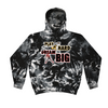 [[color:Multi Black]] Play Hard Dream Big Baseball Tie Dye Hoodie Multi Black