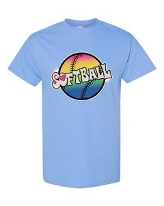 Softball Tie Dyed - Short Sleeve