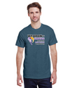 fashionable cotton crew neck clothing T-shirt tee shirt tie dye apparel
