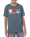 fashionable cotton crew neck clothing T-shirt tee shirt tie dye apparel