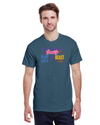 fashionable cotton crew neck clothing T-shirt tee shirt tie dye apparel
