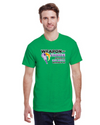 fashionable cotton crew neck clothing T-shirt tee shirt tie dye apparel