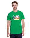 fashionable cotton crew neck clothing T-shirt tee shirt tie dye apparel