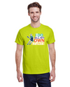 fashionable cotton crew neck clothing T-shirt tee shirt tie dye apparel